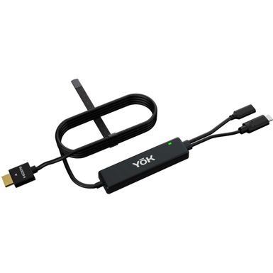 image of Yok - USB Type C-to-HDMI Cable for Nintendo Switch - Black with sku:bb21290109-6360369-bestbuy-uandientertainment