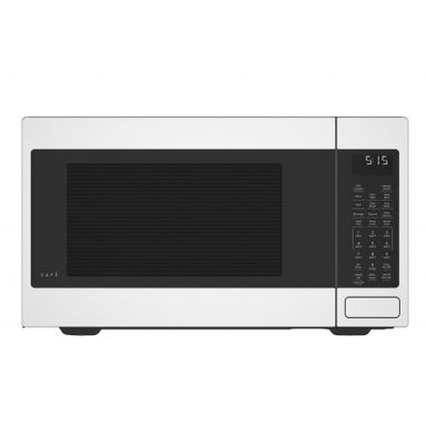 image of Cafe Matte White Countertop Convection Smart Microwave Oven with sku:ceb515p4nwm-electronicexpress