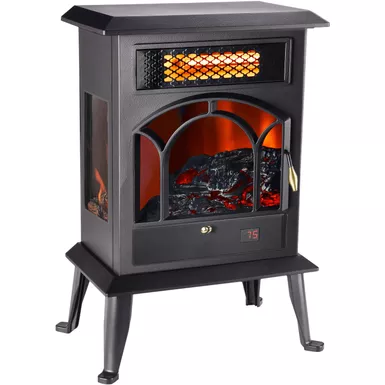image of LifeSmart 3 Sided Infrared Top Vent Stove Heater with sku:ht1289-almo
