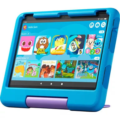 image of Amazon - Fire HD 10 Kids - 10.1" Tablet (2023 Release) - 32GB - Blue with sku:bb22214711-bestbuy