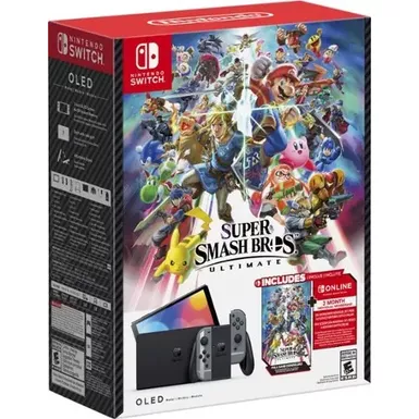 Super Smash Bros. Ultimate Bundle (Full Game Download + 3 Mo. Nintendo  Switch Online Membership Included) $67.98 Value Multi - Best Buy