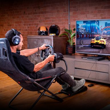 Alt View Zoom 12. Logitech - G923 Racing Wheel and Pedals for PS5, PS4 and PC - Black