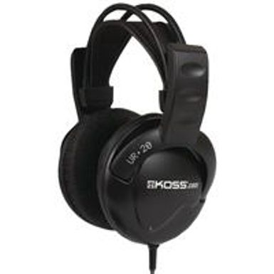 image of Koss UR20 Over-Ear Stereo Headphones, Black with sku:ks192980-adorama
