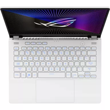 image of ASUS - ROG Zephyrus G14 14” 165Hz Gaming Laptop QHD- AMD Ryzen 9 with 16GB Memory-NVIDIA GeForce RTX 4060-512GB SSD - Moonlight White with sku:bb22095456-bestbuy