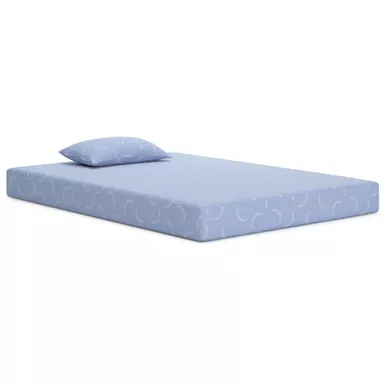 image of iKidz Ocean Twin Mattress and Pillow with sku:m43011-ashley