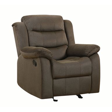 image of Fabric Upholstered Reclining Recliner in Olive Brown - Oliver Brown with sku:ftephzzquqfnksfhoui56qstd8mu7mbs--ovr