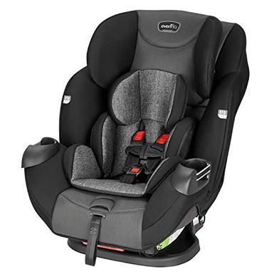 image of Evenflo Symphony Sport All-in-One Car Seat, Charcoal Shadow with sku:b07p4hf5kr-amazon