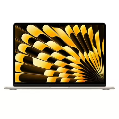 image of Apple MacBook Air 13.6" with M3 Chip (Early 2024) - Starlight - 512GB SSD - 8GB - 8-Core / 10-Core with sku:bb22228871-bestbuy