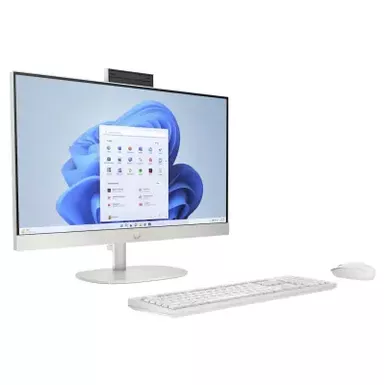 Hp All-in-one Desktop 24-inch Intel Core Ultra 7 155u 16gb Ram 1tb Ssd, Intel Graphics In Shell White