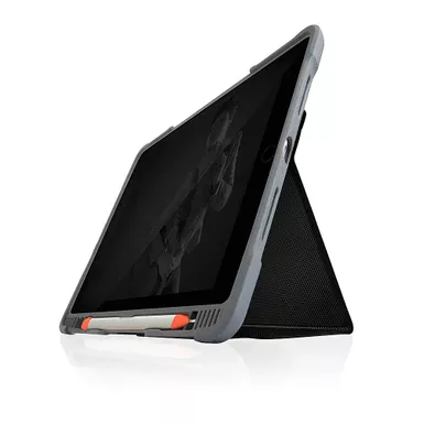 image of STM - dux plus duo (iPad 9th/8th/7th gen) - black with sku:bb21906601-bestbuy
