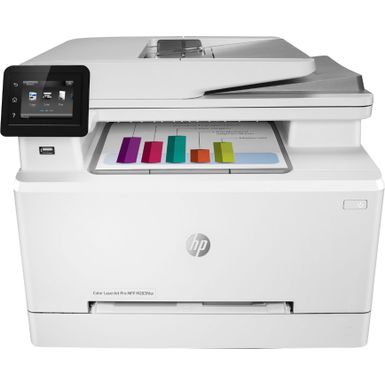 image of HP - LaserJet Pro M283fdw Wireless Color All-In-One Laser Printer - White with sku:bb21481751-6401096-bestbuy-hp