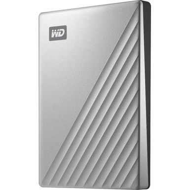 image of WD - My Passport Ultra 2TB External USB 3.0 Portable Hard Drive - Silver with sku:bb21086453-6290664-bestbuy-westerndigital