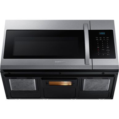 Alt View Zoom 14. Samsung - 1.7 Cu. Ft. Over-the-Range Microwave - Stainless steel