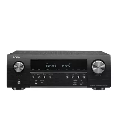 image of Denon - AVR-S570BT (70W X 5) 5.2-Ch. Bluetooth Capable 8K Ultra HD HDR Compatible AV Home Theater Receiver - Black with sku:bb22031673-bestbuy
