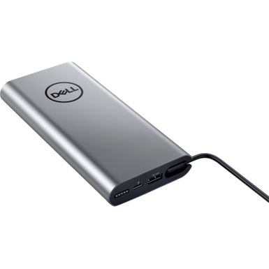 Alt View Zoom 3. Dell - 65W USB-C Notebook Power Bank Plus for most Type-C laptops and most USB-A devices - PW7018LC - Silver