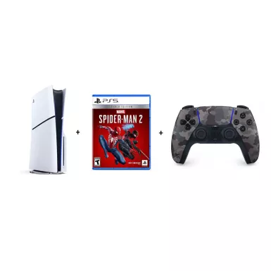 Playstation 4 Slim 1 TB + 2 DUAL SHOCK 4 + PS Plus 90 Days