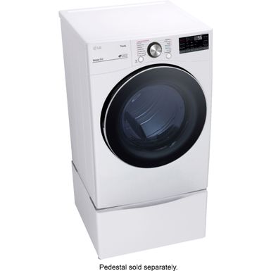 Alt View Zoom 16. LG - 7.4 Cu. Ft. Stackable Smart Gas Dryer with Steam and Built In Intelligence - White
