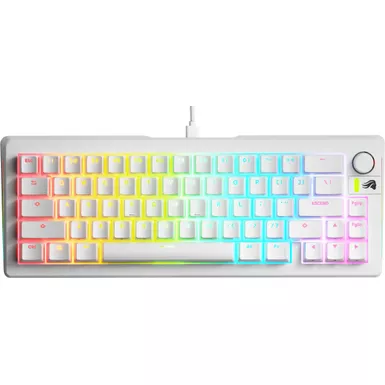 Glorious - GMMK 3 65% Wired Mechanical Linear Switch Gaming Keyboard with Hot-swappable Switches - White