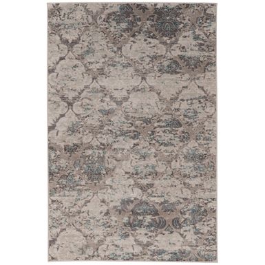 image of Vallen Gray And Charcoal 8X10 Area Rug with sku:lfxsr2394-linon