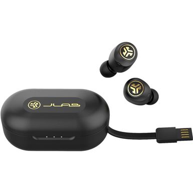 Alt View Zoom 13. JLab - JBuds Air Icon True Wireless In-Ear Headphones - Black