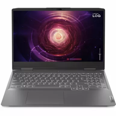 image of Lenovo LOQ 15APH8 15.6" Full HD 144Hz Gaming Notebook Computer, AMD Ryzen 5 7640HS 4.3GHz, 16GB RAM, 1TB SSD, NVIDIA GeForce RTX 3050 6GB, Windows 11 Home, Storm Gray with sku:le82xt003gus-adorama
