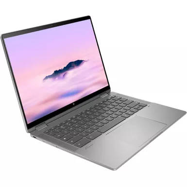 image of HP - 2-in-1 14" Wide Ultra XGA Touch-Screen Chromebook Plus Laptop with Google AI - Intel Core i3 - 8GB Memory - 256GB SSD - Mineral Silver with sku:bb22165214-bestbuy
