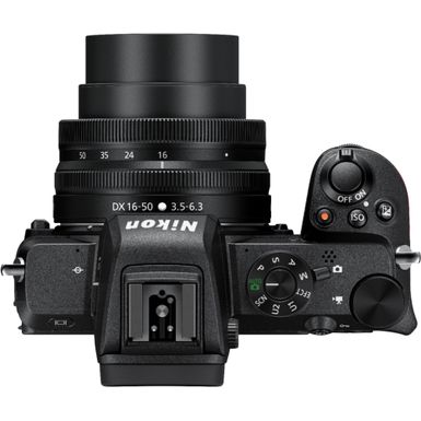Top Zoom. Nikon - Z50 Mirrorless Camera Two Lens Kit with NIKKOR Z DX 16-50mm f/3.5-6.3 VR and NIKKOR Z DX 50-250mm f/4.5-6.3 VR Lenses - Bl