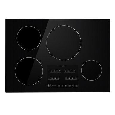 image of Empava 30" 4 Booster Burners Vitro Ceramic Glass Electric Induction Cooktop - Black with sku:6qx3lxfs3w_zscm6y1ox2gstd8mu7mbs-overstock