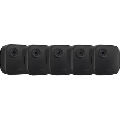 image of Blink - Outdoor 4 5-Camera Wireless 1080p Security System with Up to Two-year Battery Life - Black with sku:bb22187458-bestbuy