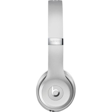 Alt View Zoom 14. Beats by Dr. Dre - Solo³ The Beats Icon Collection Wireless On-Ear Headphones - Satin Silver