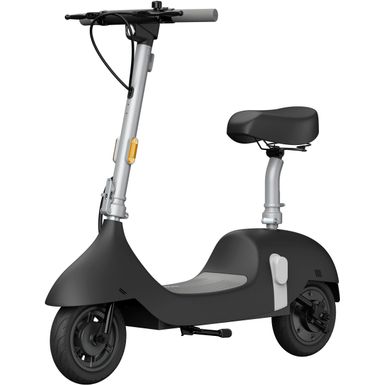 image of OKAI - Ceetle Pro Electric Scooter with Foldable Seat w/35 Miles Operating Range & 15.5mph Max Speed - Black with sku:bb22104635-6515278-bestbuy-okai