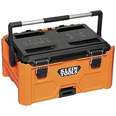 image of Klein Tools 54803MB MODbox Medium Toolbox, Modular Tool Storage System, Side Mounting, Reinforced Handle, Convenient Tool Caddy with sku:b0c3qb14l9-amazon