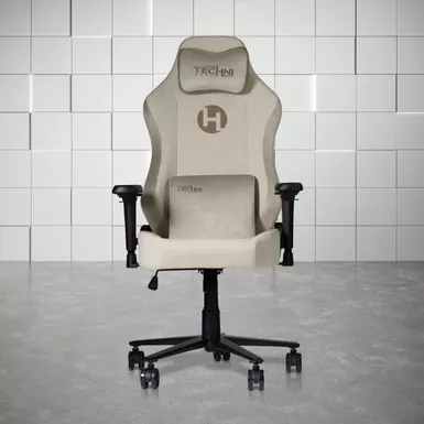 image of Fabric Gaming Chair, Beige with sku:rta-tsf65c-bg-rtaproducts