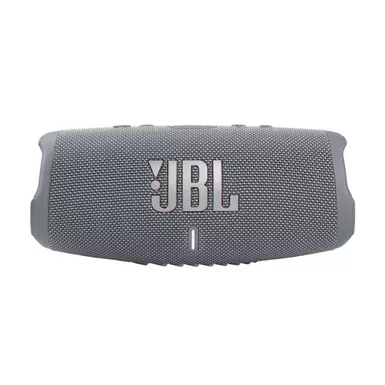image of JBL Charge 5 Portable Waterproof Bluetooth Speaker Gray with sku:jblcharge5gryam-powersales