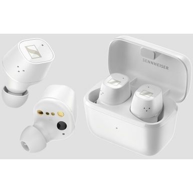 image of Sennheiser CX Plus True Wireless In-Ear Earbuds, White with sku:secxplswh-adorama