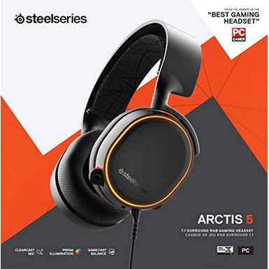 SteelSeries Arctis 5 Black Wired Gaming Headset