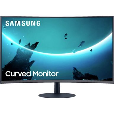 image of Samsung 32 inch Curved FHD FreeSync Monitor with sku:c32t550fdnxz-electronicexpress