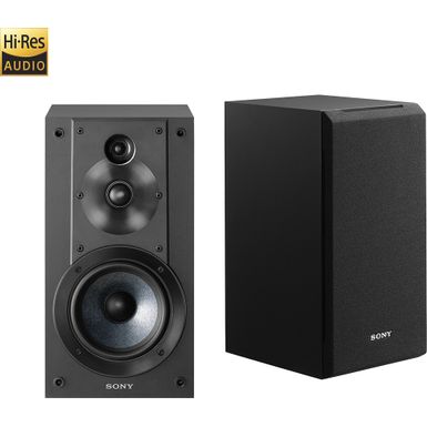 image of Sony - Core Series 5" 3-Way Bookshelf Speakers (Pair) - Black with sku:sscs5-powersales