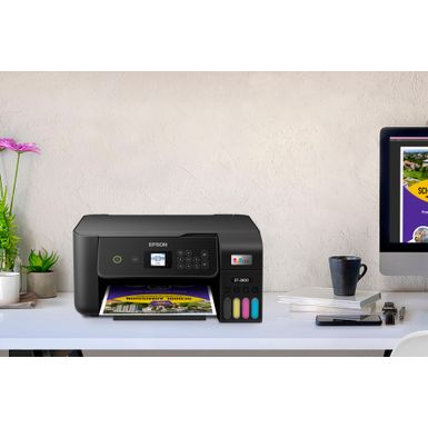 Alt View Zoom 29. Epson - EcoTank ET-2800 Wireless Color All-in-One Inkjet Cartridge-Free Supertank Printer - Black
