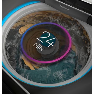 Alt View Zoom 29. GE Profile - 5.0 Cu Ft High Efficiency Smart Top Load Washer with Smarter Wash Technology, Easier Reach & Microban Technol