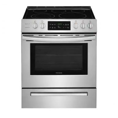 image of Frigidaire 30" Stainless Steel Front Control Freestanding Electric Range with sku:ffeh3054us-electronicexpress