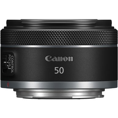 Alt View Zoom 1. Canon - RF 50mm f/1.8 STM Standard Prime Lens for RF Mount Cameras - Black
