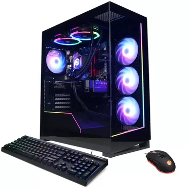 CyberPowerPC - Gamer Supreme Gaming Desktop - AMD Ryzen 7 8700G - 32GB Memory - NVIDIA GeForce RTX 4060 Ti 16GB - 2TB SSD - Black