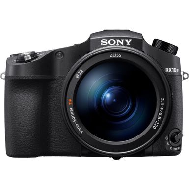 Front Zoom. Sony - Cyber-shot RX10 IV 20.1-Megapixel Digital Camera - Black