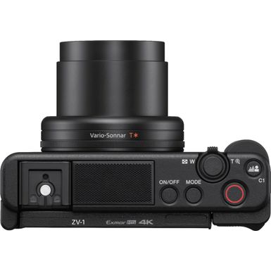 Alt View Zoom 23. Sony - ZV-1 20.1-Megapixel Digital Camera for Content Creators and Vloggers - Black