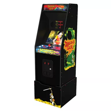 image of Arcade1Up - Dragon's Lair Arcade with Riser & Lit Marquee - Multi with sku:bb22065361-bestbuy