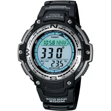 image of Casio - Hunting Watch with Compass with sku:sgw100-1v-powersales