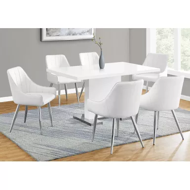 Dining Table - 35"X 60" / High Glossy White