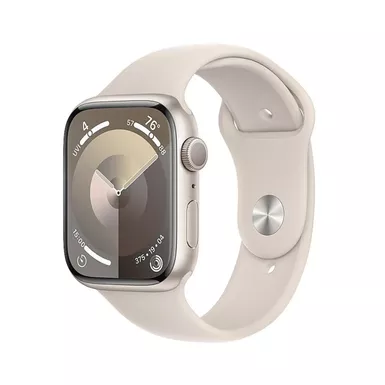 Apple Watch SE 2nd Generation (GPS + Cellular) 40mm Starlight Aluminum Case with Starlight Sport Band - M/L - Starlight