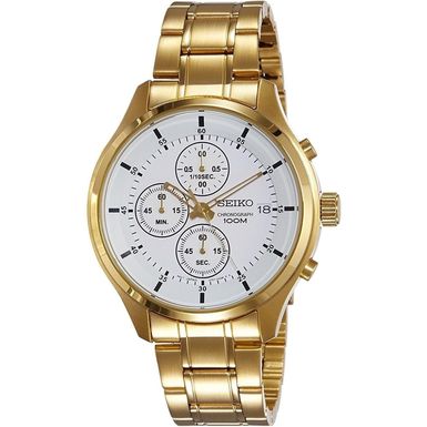 gold tone seiko watches